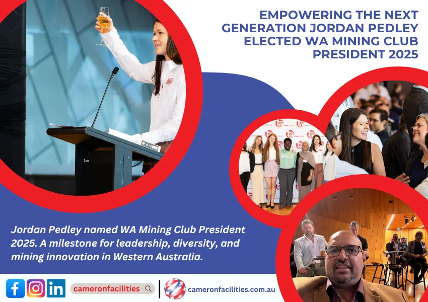 Empowering the Next Generation Jordan Pedley Elected WA Mining Club President 2025