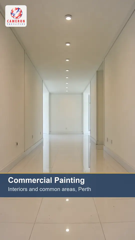 Commercial painting Perth, Cameron Facilities, video still