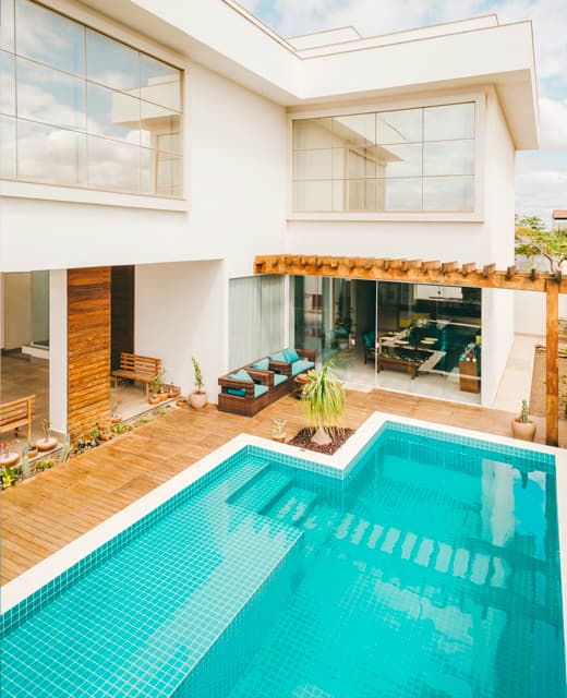 Crystal-clear hotel pool maintained by Cameron Facilities’ expert pool services team in Australia.