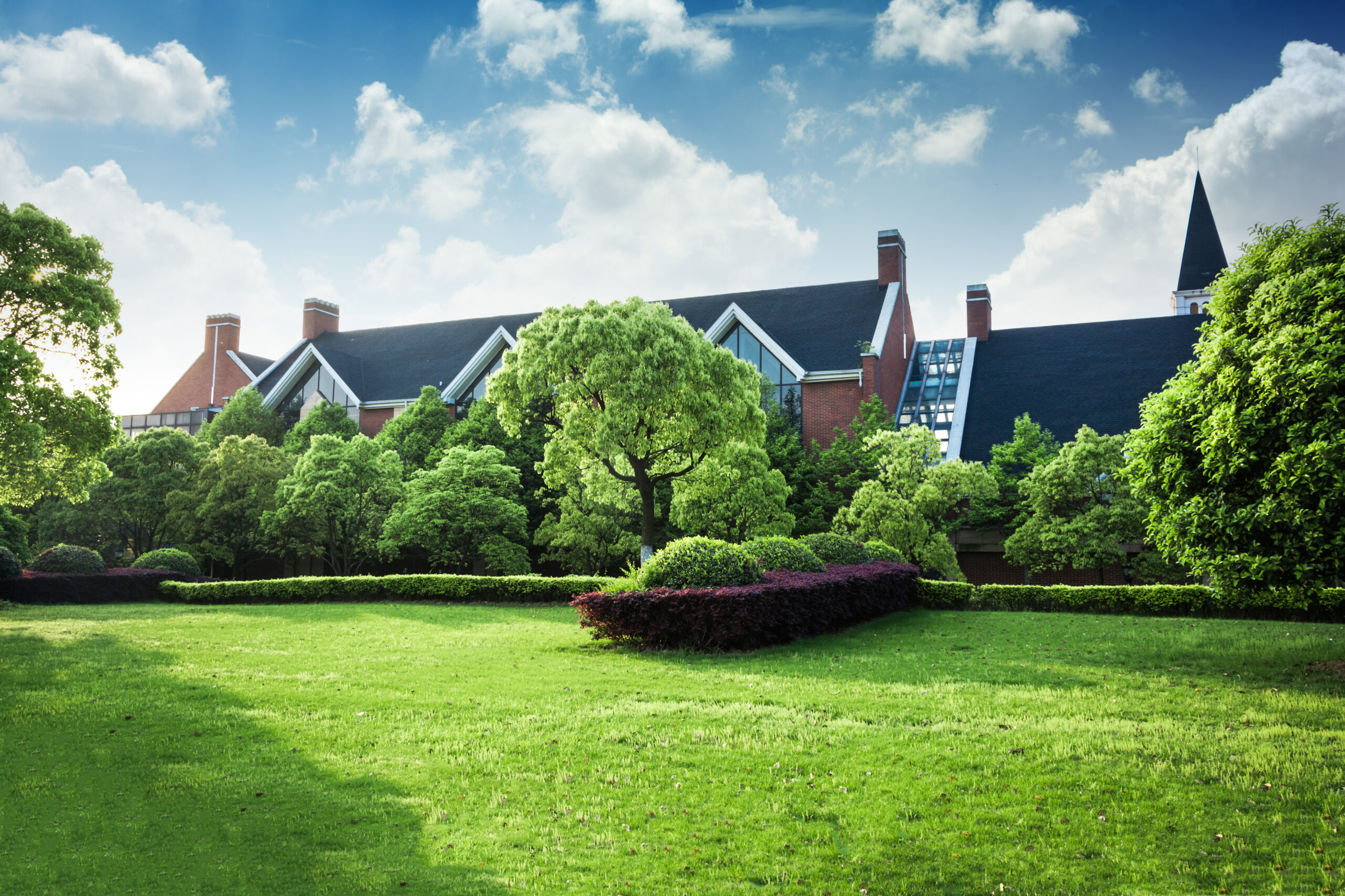 Commercial landscaping Perth—the Cameron Facilities team maintaining a commercial garden