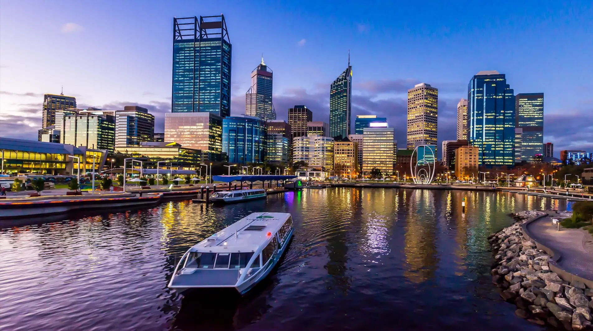 Perth city skyline